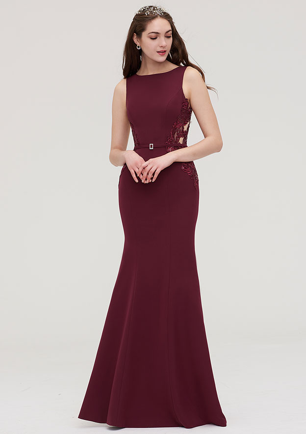 Elastic Satin Bridesmaid Dresses For Wedding Prom Gown Y4586 main image 0
