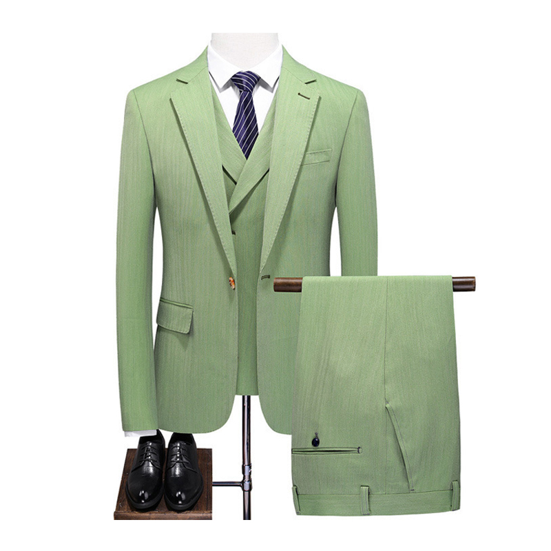 Notch Lapel 3 Piece Single Breasted Men's Prom Suit