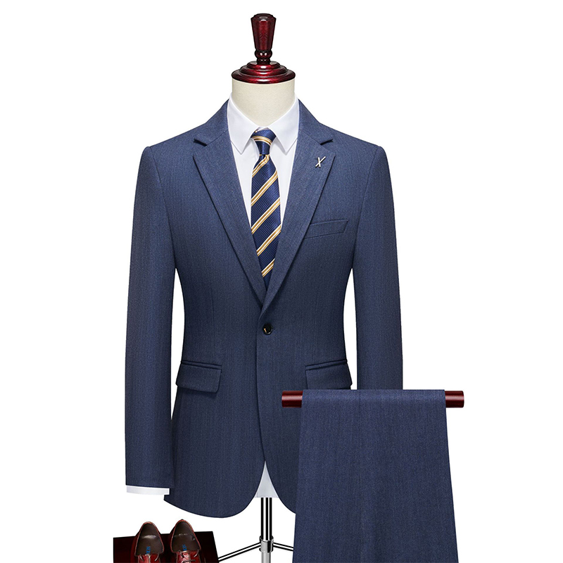 Notch Lapel Single Breasted 2 Piece Men's Wedding Suit