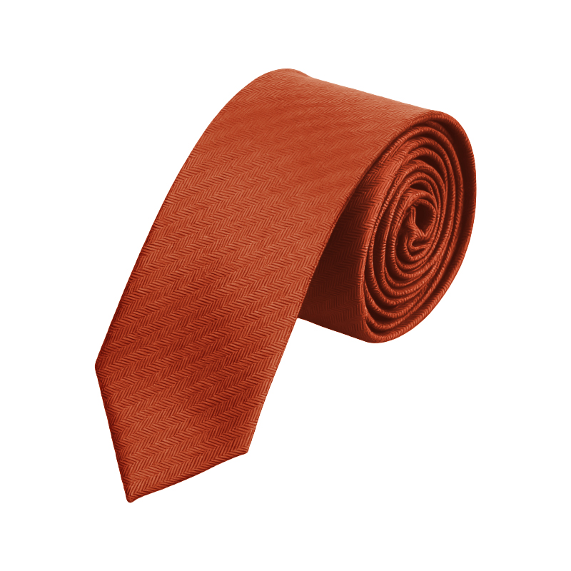 Stacees Skinny Polyester Textured Tie