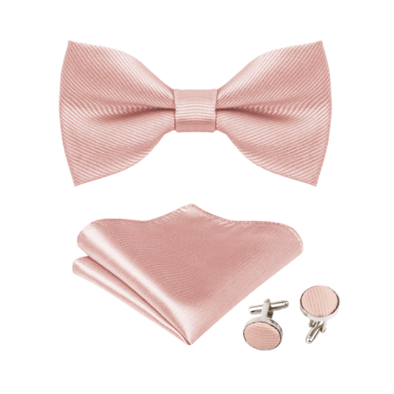 Men’s 3-Piece Solid Twill Tie Set