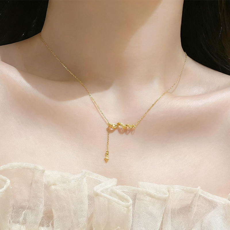 Exquisite Unique Female Copper Necklace