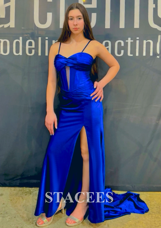 green emerald velvet dress Strapless Sweetheart Long Corset Prom Dress main image 1